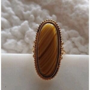 1970's Avon Size 5.5 Shimmering Sands Ring R135